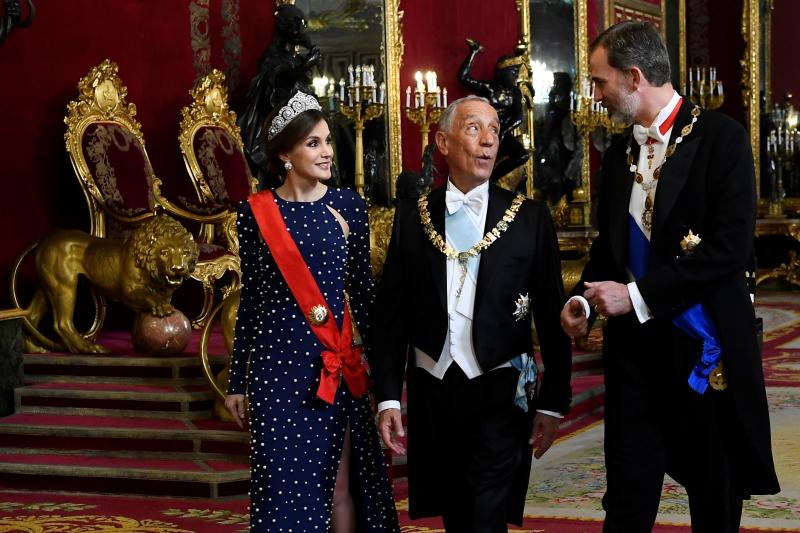 Gala celebrada en el Palacio Real con motivo de la visita de Estado del presidente portugués, Marcelo Rebelo de Sousa