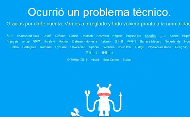 Twitter sufre una caída en varios países