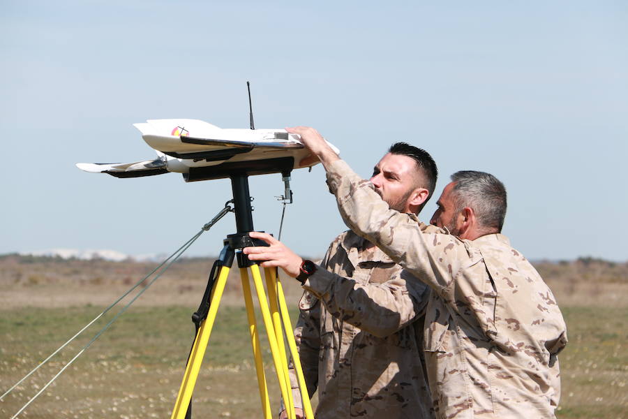 Fotos: La OTAN prueba en León su primero geodron