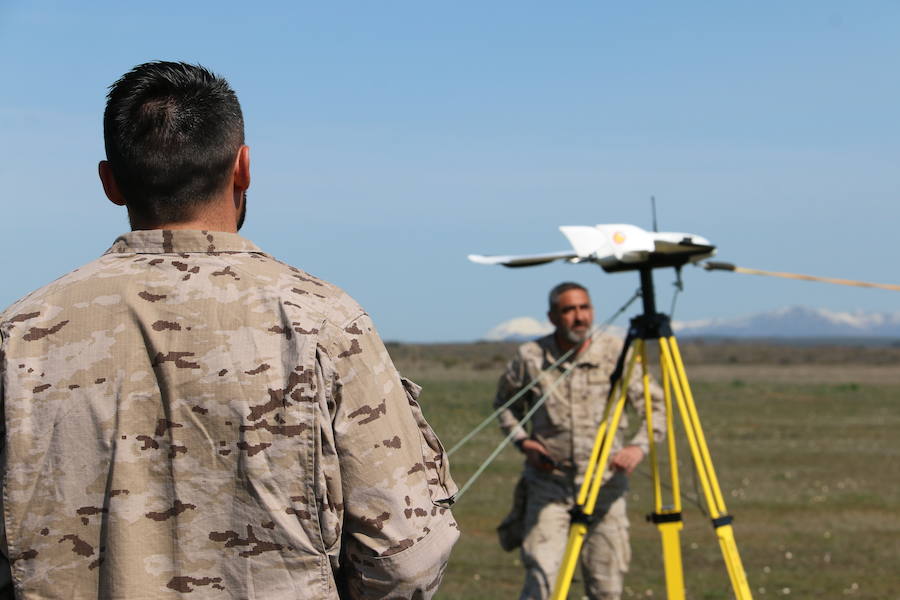 Fotos: La OTAN prueba en León su primero geodron