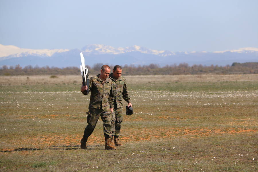Fotos: La OTAN prueba en León su primero geodron