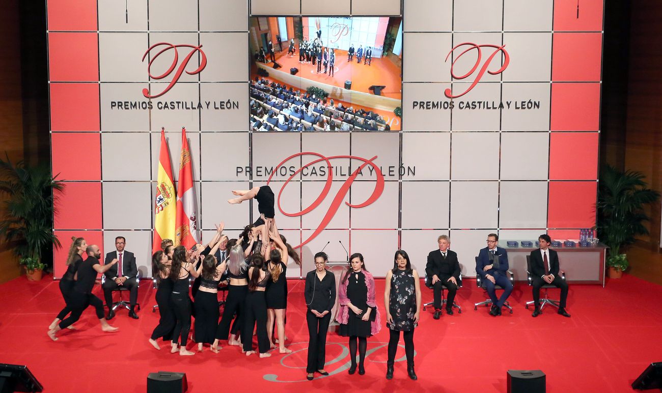 El leonés Juanín García se ha convertido en uno de los protagonistas en la entrega de premios de Castilla y León