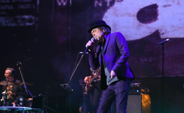 Joaquín Sabina, durante un concierto.