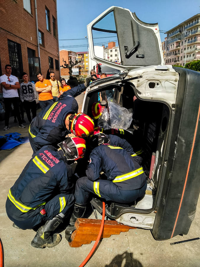 Fotos: Simulacro en el Instituto