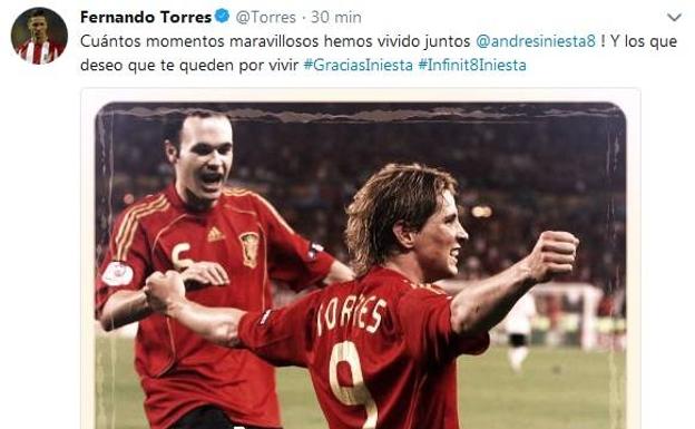 El mundo del fútbol elogia a Andrés Iniesta