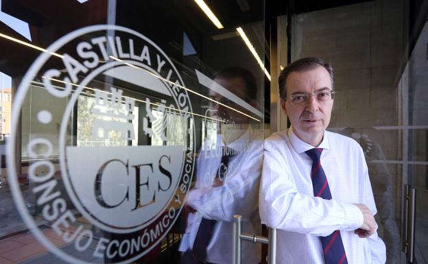 El presidente del Consejo Económico y Social (CES), Germán Barrios. 