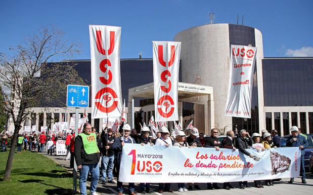 Galería. Celebración del acto del 1º de Mayo de USO.