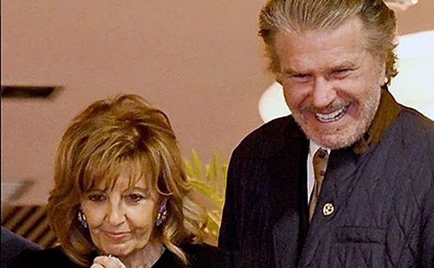 María Teresa Campos y su pareja, Edmundo Arrocet. 