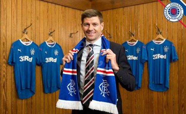 Steven Gerrard, nuevo entrenador del Rangers. 