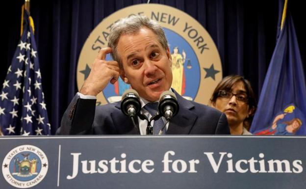 El hasta ahora fiscal general del estado de Nueva York, Eric Schneiderman. 