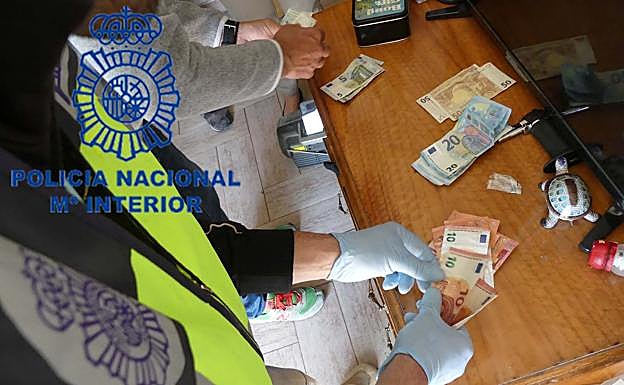 Intervención de la Policía Nacional.