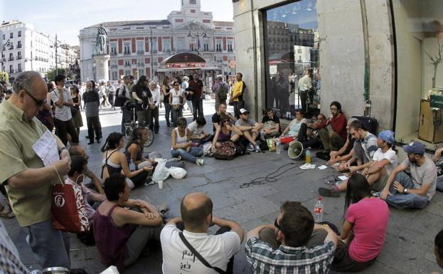 Asambleas cuidadanas en Sol.