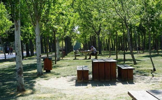 Parque Ribera de Castilla de Valladolid.