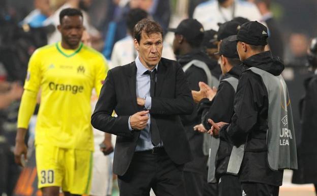 Rudi García, entrenador del OM, tras la derrota de su equipo.