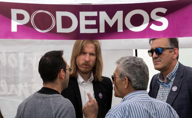 El secretario general de Podemos Castilla y León, Pablo Fernández.