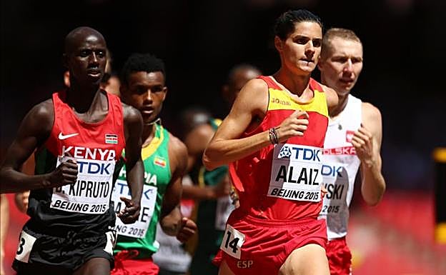 Aláiz, en su última gran cita internacional, el Mundial de Pekín 2015.