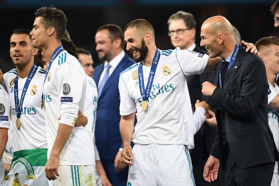 El Real Madrid conquistó en el Olímpico de Kiev su 'decimotercera' Champions, tras un partido en el que venció por 3-1 al Liverpool y en el que Bale fue protagonista al marcar dos goles