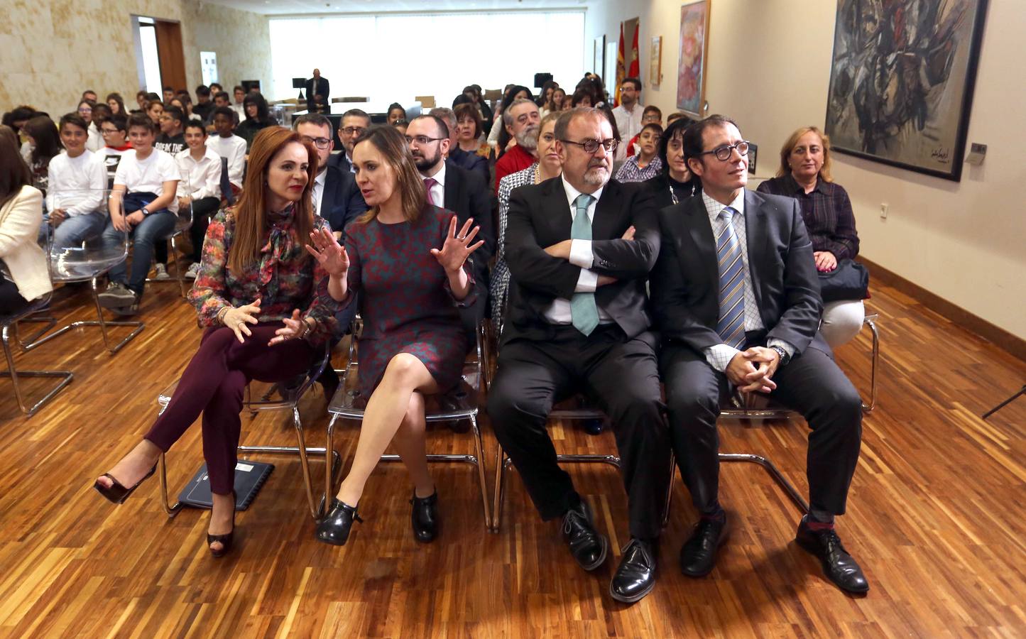 Fotos: Entrega de los premios del Concurso Escolar de la ONCE en las Cortes