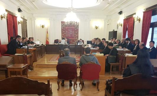 Imagen de la sala del juicio.