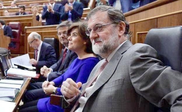 Rajoy, en el Congreso de los Diputados.