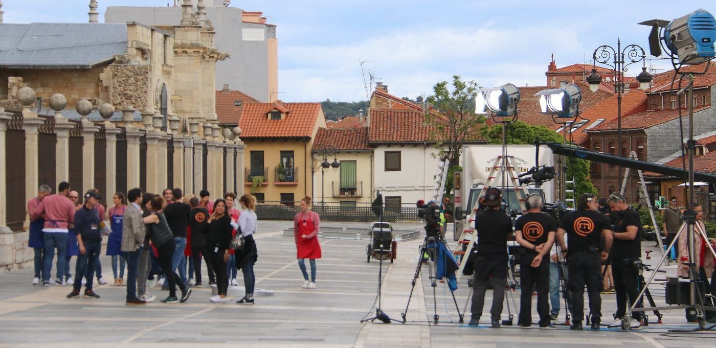Los protagonistas del popular programa de televisión han vivido una intensa jornada en León.