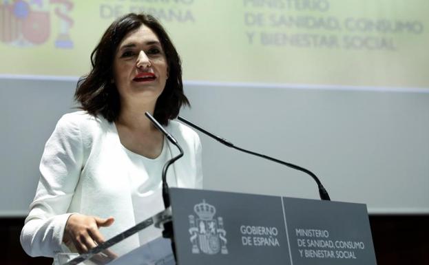 La ministra de Sanidad, Carmen Montón.