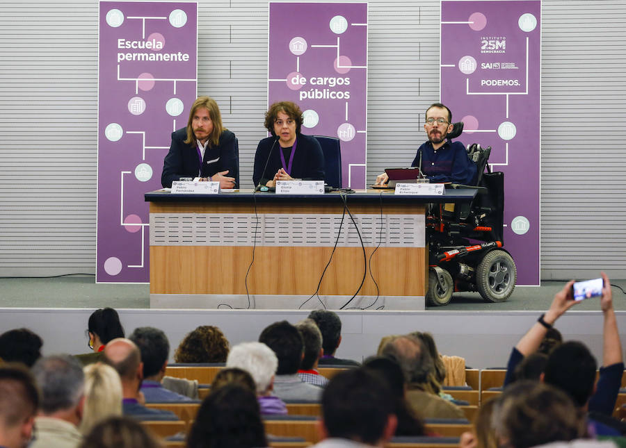 Fotos: Podemos inaugura en León la Escuela Permanente de Cargos Públicos