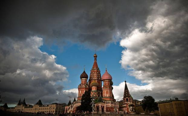 La catedral de San Basilio, en la Plaza Roja de Moscú.