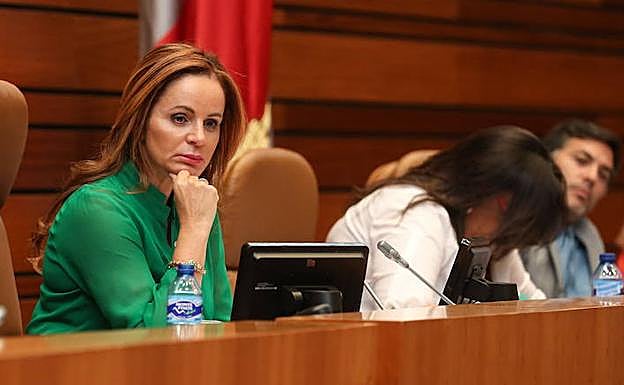 La presidenta de las Cortes de Castilla y León, Silvia Clemente.