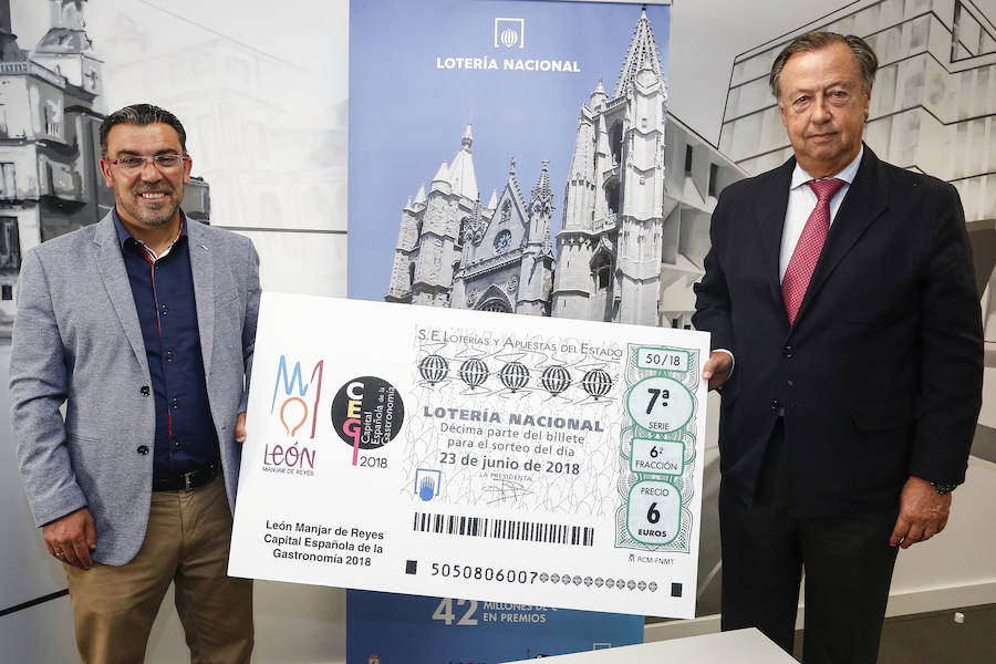 Fotos: Presentación del sorteo de Lotería Nacional que se celebrará en León