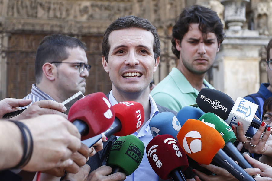 Fotos: Pablo Casado visita León