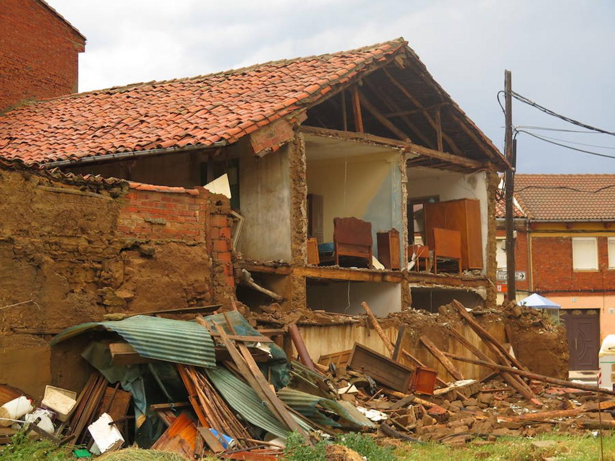 Fotos: Efectos de la lluvia en Villaobispo