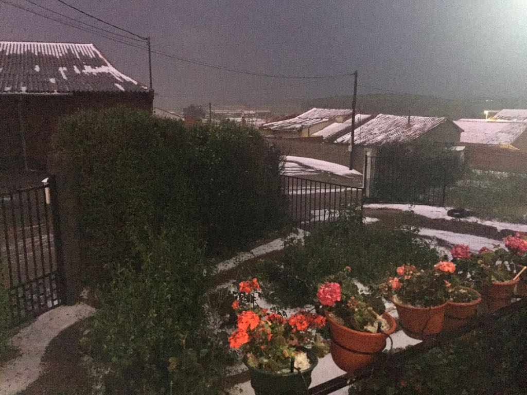 Fotos: La huella del granizo en Algadefe