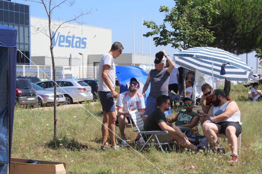 Fotos: Concentración a las puertas de Vestas