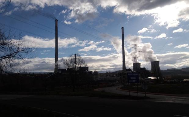 Imagen de la central térmica de Compostilla en Cubillos del Sil. 