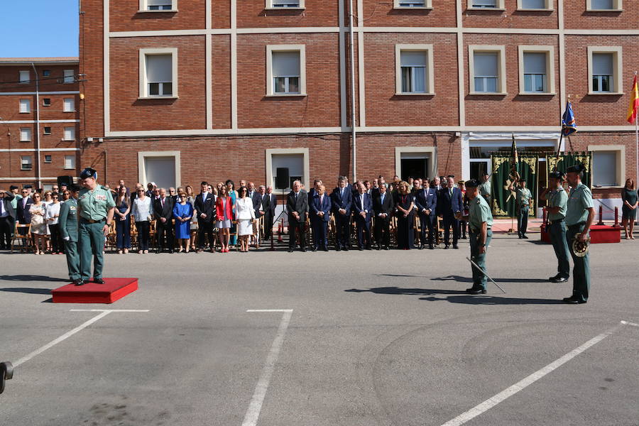 Fotos: Toma de posesión del nuevo jefe de la XII Zona de la Guardia Civil de Castilla y León