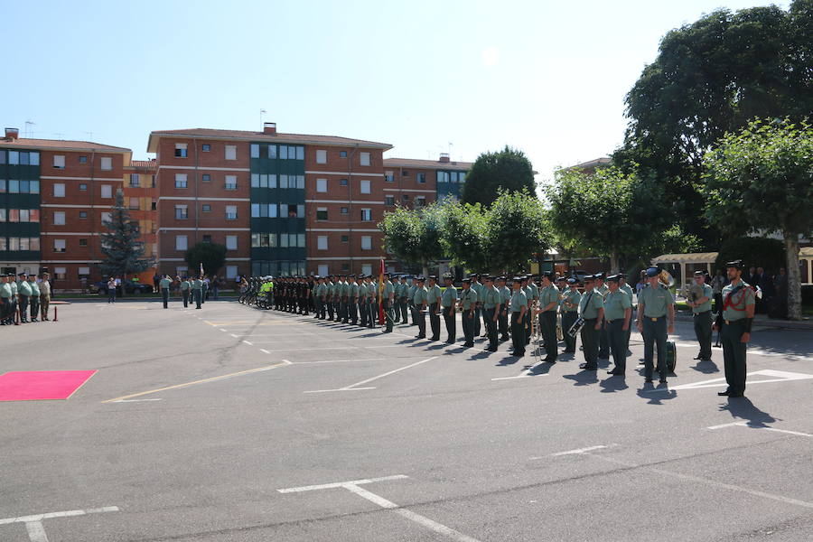 Fotos: Toma de posesión del nuevo jefe de la XII Zona de la Guardia Civil de Castilla y León