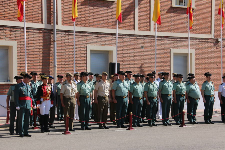 Fotos: Toma de posesión del nuevo jefe de la XII Zona de la Guardia Civil de Castilla y León