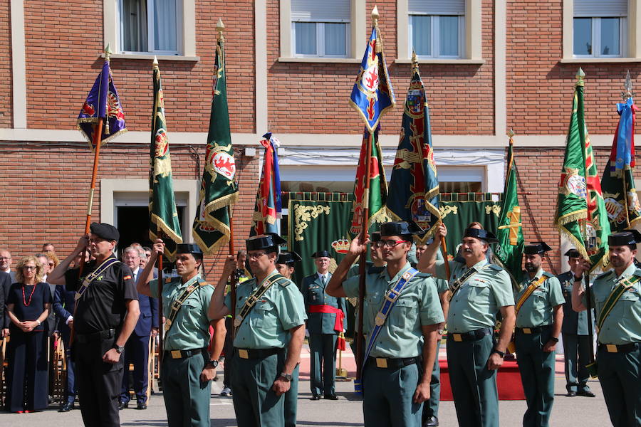 Fotos: Toma de posesión del nuevo jefe de la XII Zona de la Guardia Civil de Castilla y León