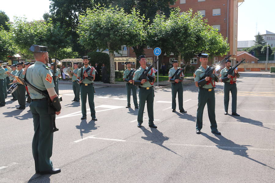 Fotos: Toma de posesión del nuevo jefe de la XII Zona de la Guardia Civil de Castilla y León