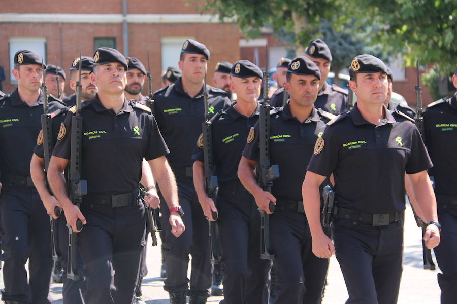 Fotos: Toma de posesión del nuevo jefe de la XII Zona de la Guardia Civil de Castilla y León
