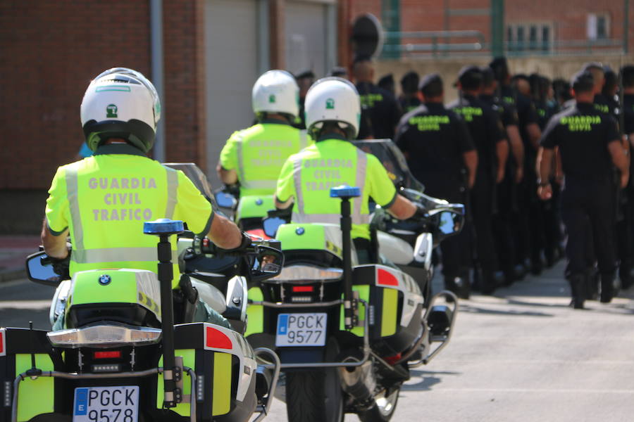 Fotos: Toma de posesión del nuevo jefe de la XII Zona de la Guardia Civil de Castilla y León