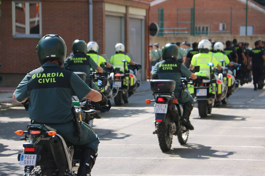 Fotos: Toma de posesión del nuevo jefe de la XII Zona de la Guardia Civil de Castilla y León