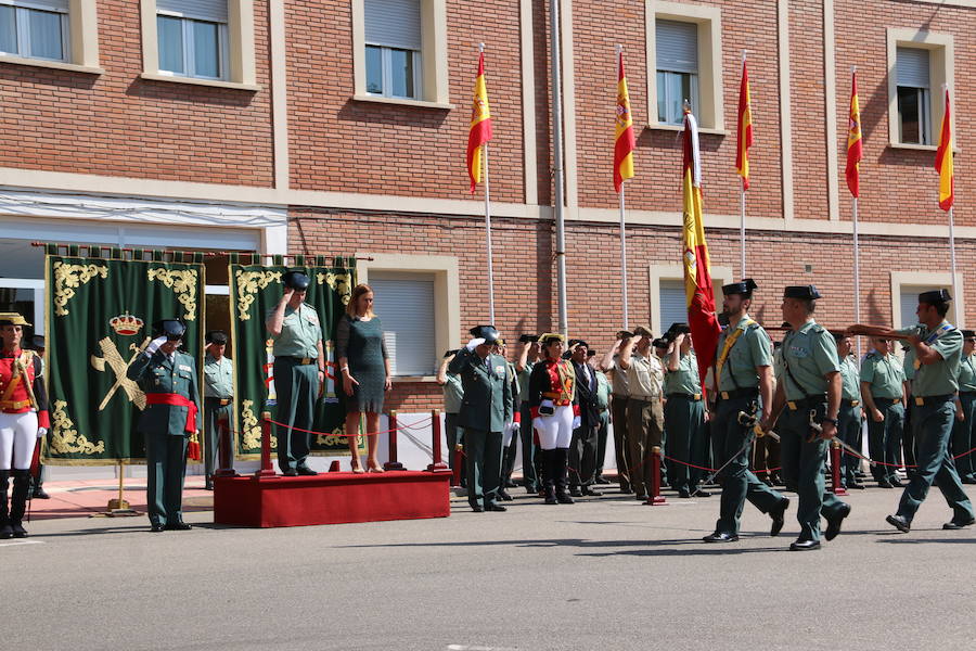 Fotos: Toma de posesión del nuevo jefe de la XII Zona de la Guardia Civil de Castilla y León