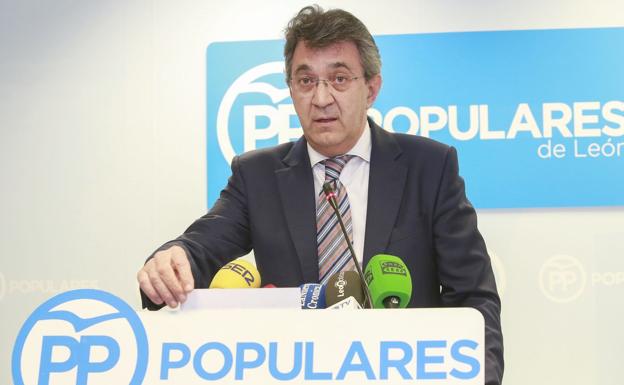 El presidente del PP de León.