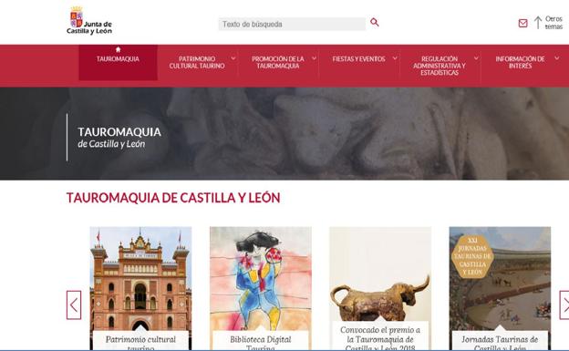 Nuevo Portal de Tauromaquia de Castilla y León.