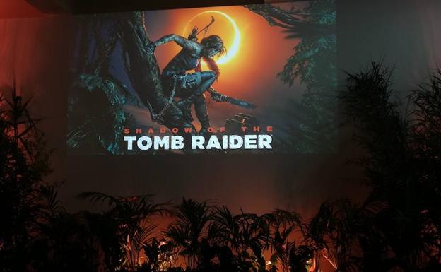 Escenario de la presentación de 'Shadow of the Tomb Raider'.