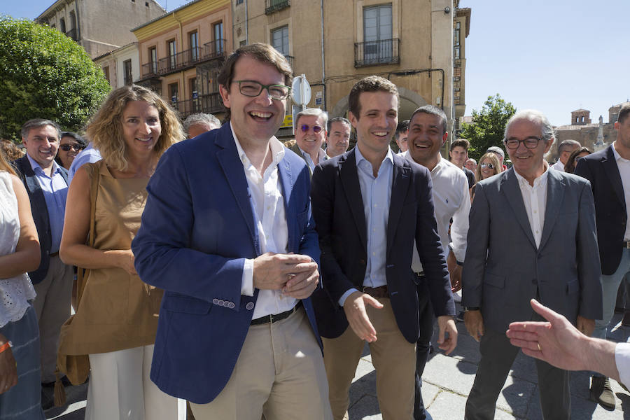 Fotos: Pablo Casado visita Ávila y preside la junta Directiva del PP de Ávila