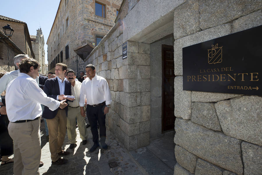 Fotos: Pablo Casado visita Ávila y preside la junta Directiva del PP de Ávila