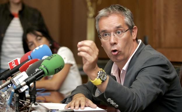 José María López Benito, durante una rueda de prensa.